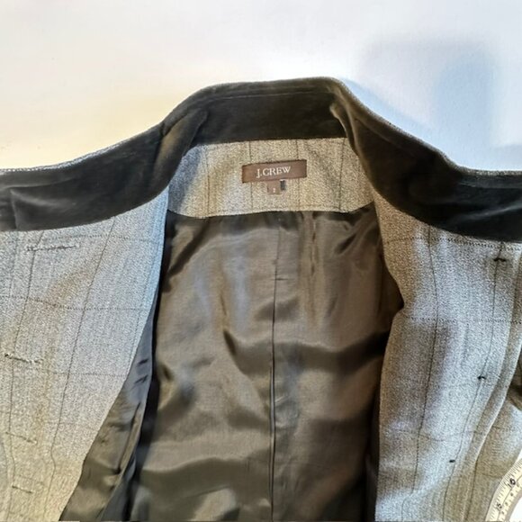 J. Crew Military green wool blend blazer jacket top pockets Size 2 - Picture 7 of 10